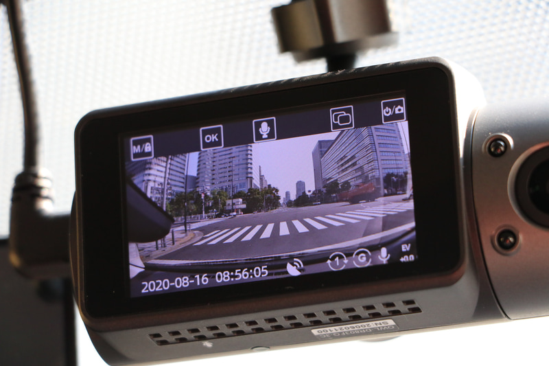 フロントカメラのみ表示