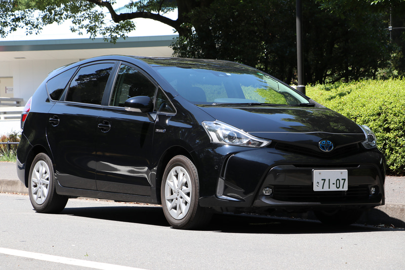 取り付けたのは「プリウスα（2018年式）」トヨタセーフティセンス搭載