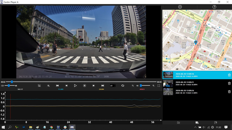 ドラレコの撮影周波数と信号が使っているLEDの周波数が一致してしまうと信号があたかも消灯しているように映ってしまう問題も解決済み