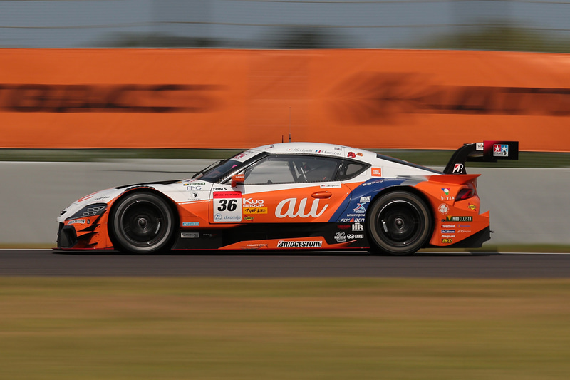 3位になった36号車 au TOM'S GR Supra（関口雄飛/サッシャ・フェネストラズ組、BS）。ランキング1位