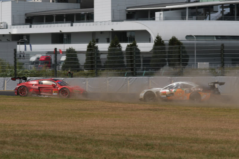 GT300クラスについては、とくに荒れる展開に。最後まで何が起きるか分からない展開となっていた