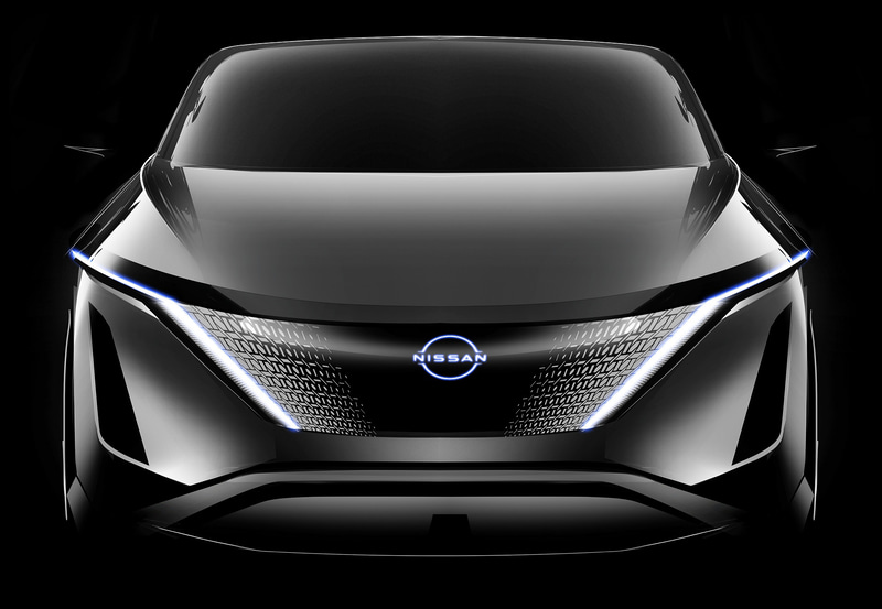 日産アリア　デザインスケッチ（日産提供）