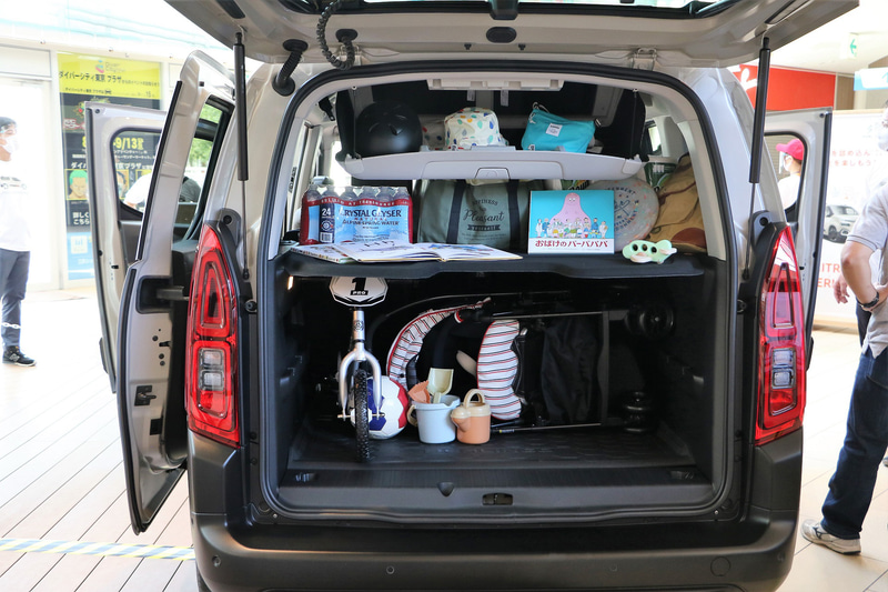 会場では新型ベルランゴを持つ生活のワクワク感が感じられる展示が行なわれているので、気になる方はぜひ足を運んでみてほしい