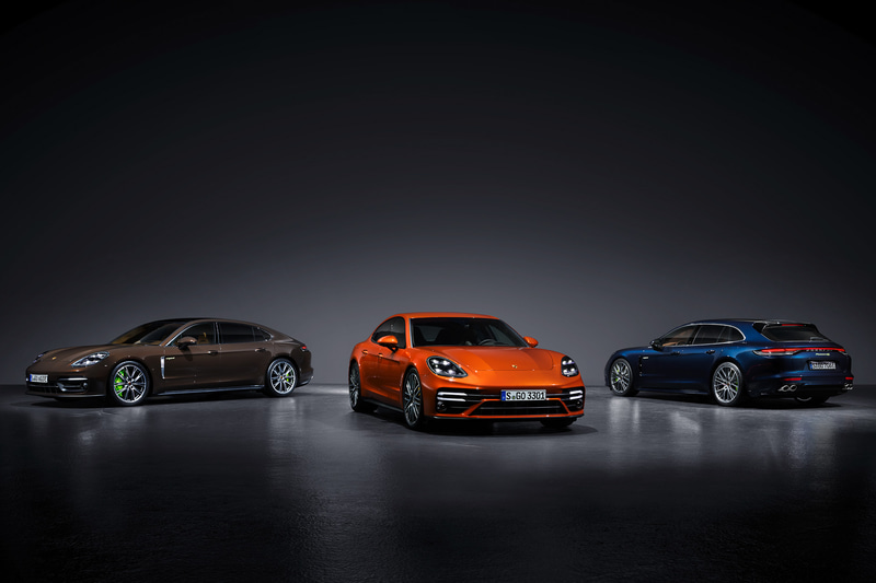 新型パナメーラの各種ラインアップ