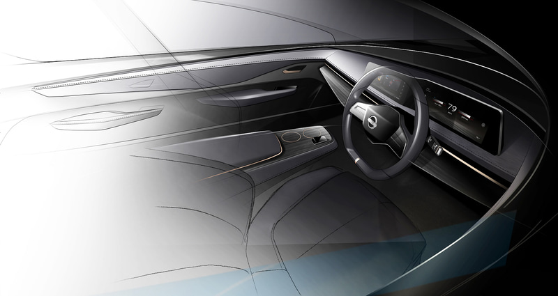 デザインスケッチ（日産提供）