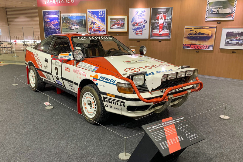 サファリのセリカ。ワルデガルド車で、エアインテークの位置などサファリの過酷さが分かる