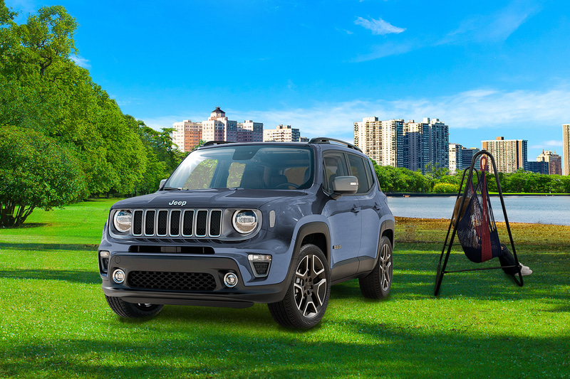 「レネゲード」限定車「スレートブルー」