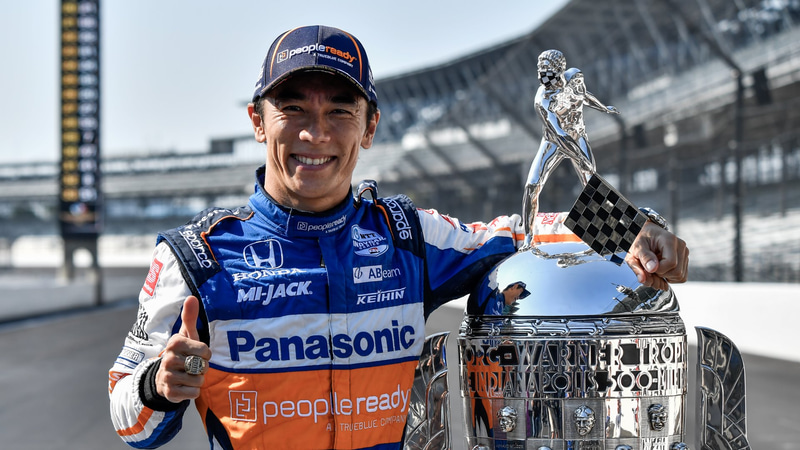 インディ500を優勝した佐藤琢磨選手