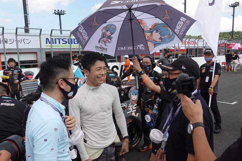 若手の坪井翔選手と