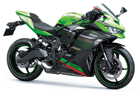 9月発売のカワサキ「Ninja ZX-25R」、ダンロップのスポーツタイヤ