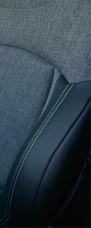 クロス/レザレット　ブラック・パール/カーボン・ブラック シート