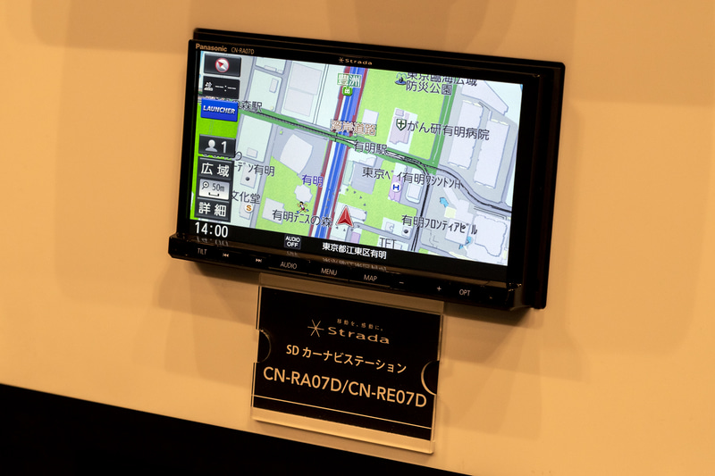 2DINサイズのCN-RA07D