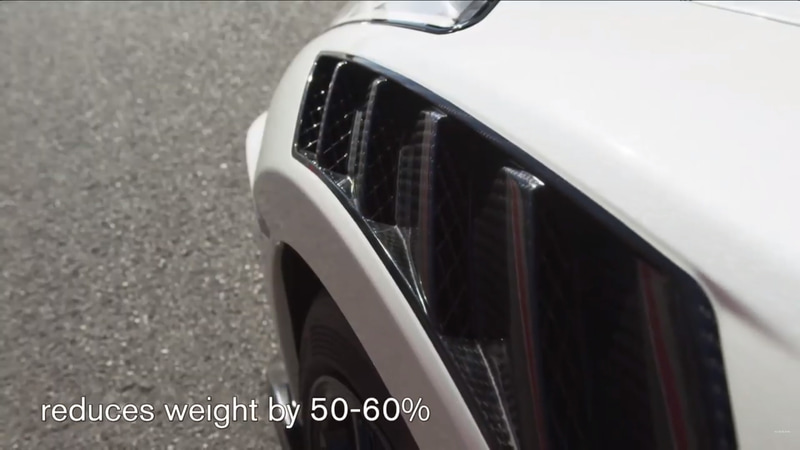 CFRP（カーボン）は鉄より50～60％も軽いのがメリット