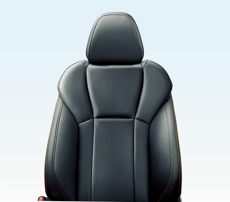 本革シート（ブラック［オレンジステッチ］）