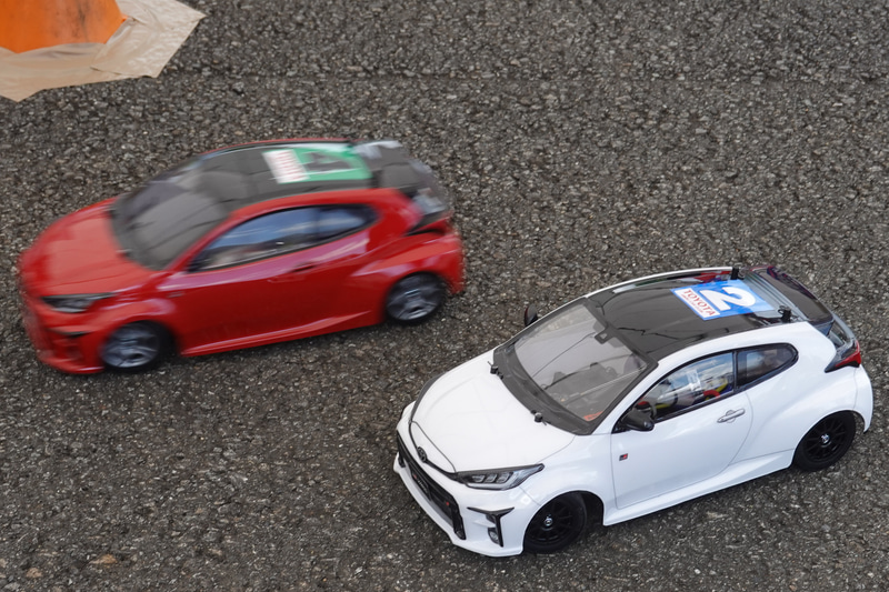 GRヤリスのプロポーションが再現されている