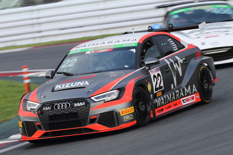 ST-TCRクラス優勝　22号車 WAIMARAMA KIZUNA Audi RS 3 LMS（キズナ、千代勝正、安田裕信、大草りき、山野直也、吉田寿博組）