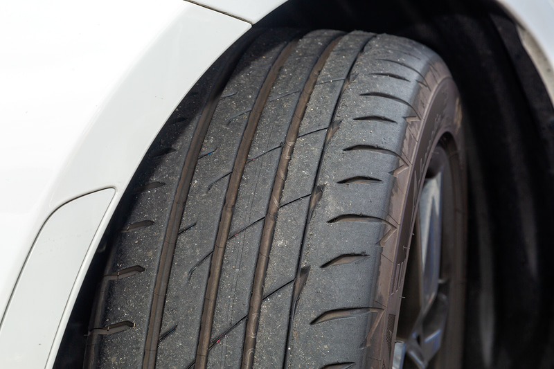 予選を終えたあとのブリヂストンPOTENZA Adrenalin RE004