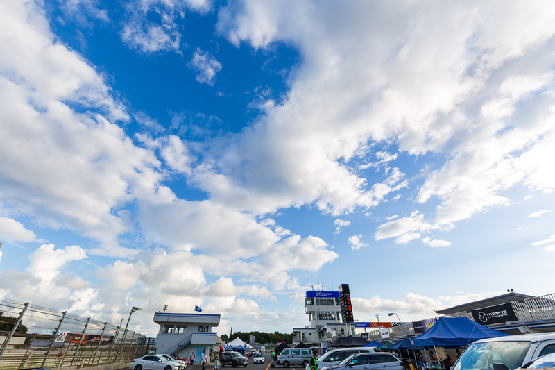 雲が多く、にわか雨の可能性がある