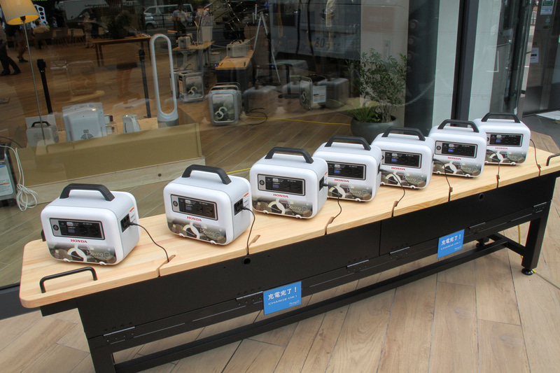 こちらは小型電源に位置付けられるポータブル蓄電機「LiBAID（リベイド）E500」