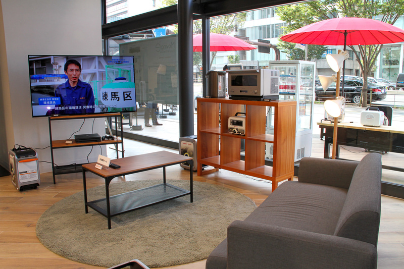 こちらは在宅避難スペースでの活用例