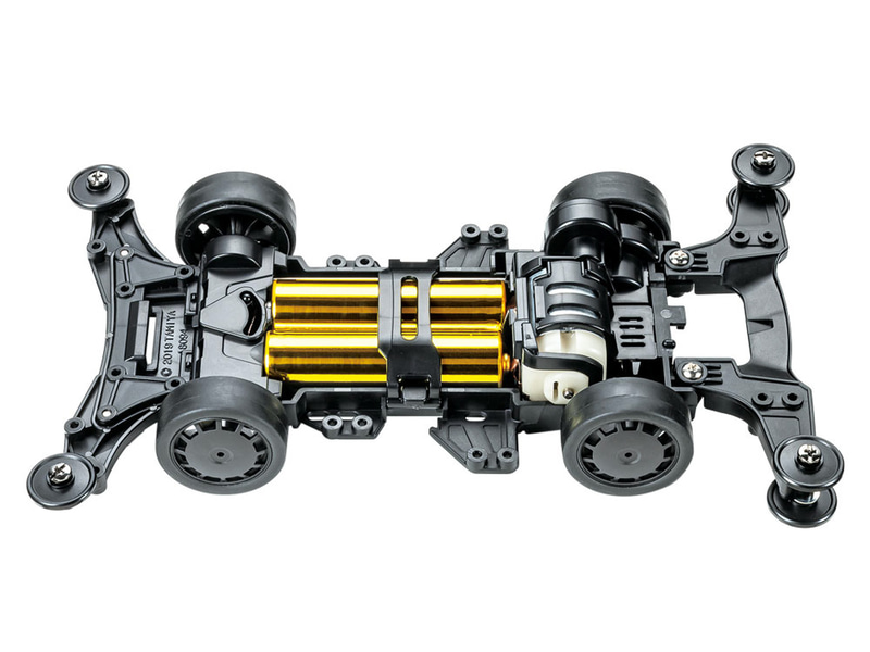 VZシャーシは本体とAパーツを実車感あるブラックで統一