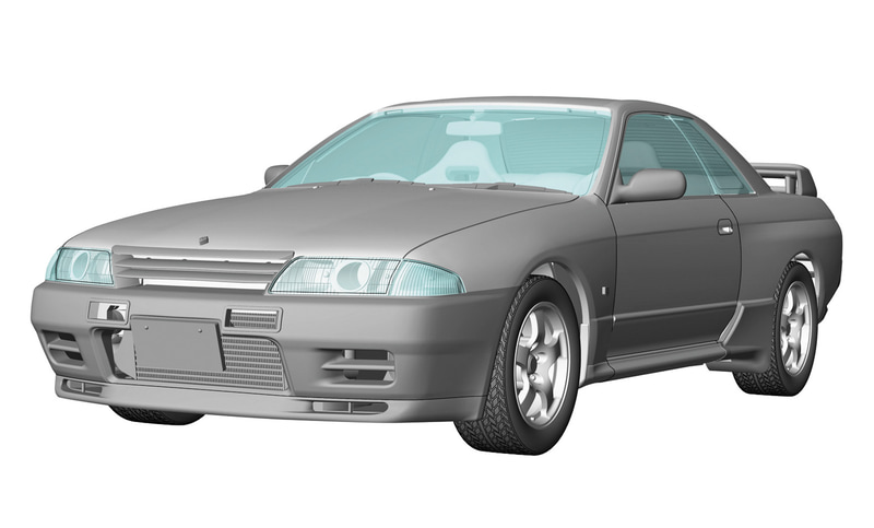 ニッサン スカイラインGT-R NISMO（BNR32）の3DCAD