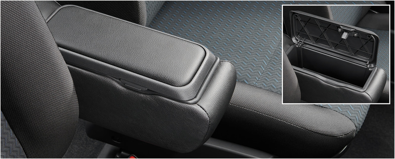 BOX付大型アームレスト（本革風）