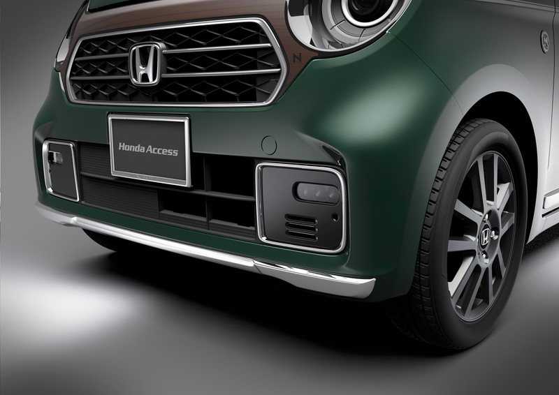 「Premium」フロントロアーガーニッシュ（クロームメッキ調）