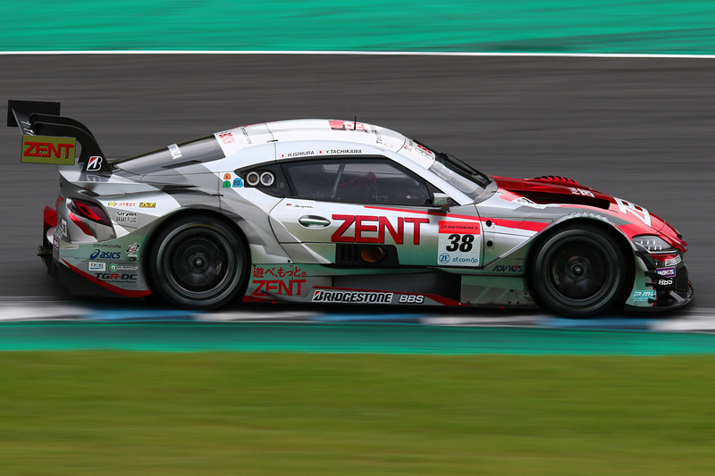 2位になった38号車 ZENT GR Supra（立川祐路/石浦宏明組、BS）