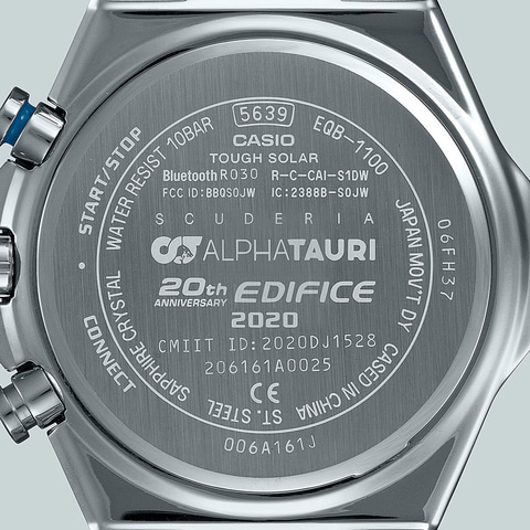 カシオ、F1チーム「スクーデリア・アルファタウリ」とのコラボモデル