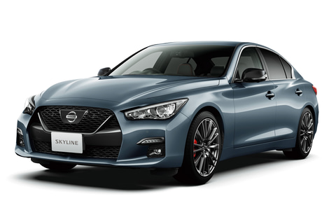 日産、「スカイライン」を仕様向上 400R専用色「スレートグレー」追加