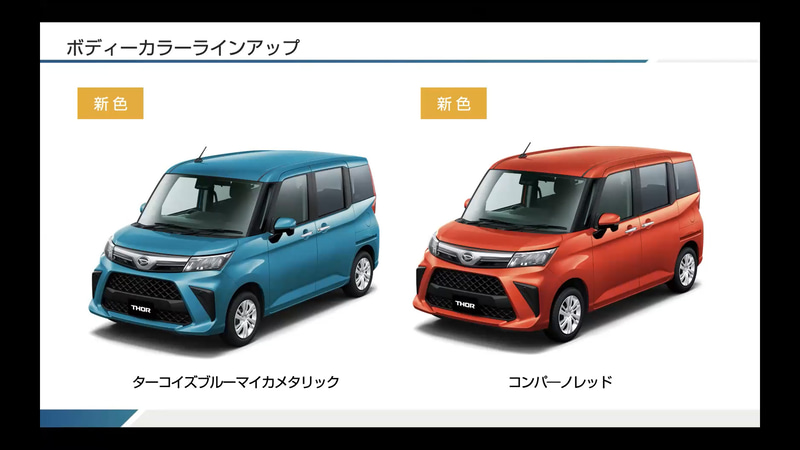 新色のボディカラー