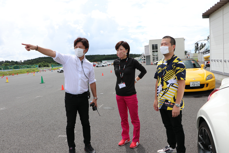 走る前に解説があり、走った直後にアドバイスをもらえるので分かりやすいという