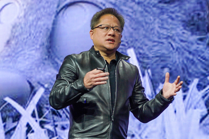 NVIDIA CEO ジェンスン・フアン氏（2019年3月のGTC 2019で撮影）