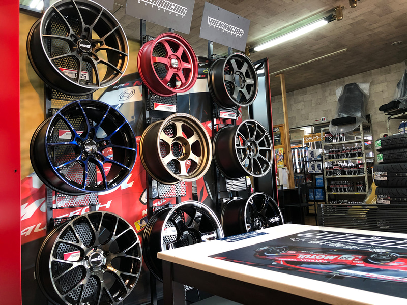 期間中は新作ホイールを展示