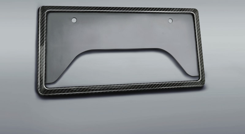 GRカーボンナンバーフレーム　フロント・リアそれぞれ価格1万9800円