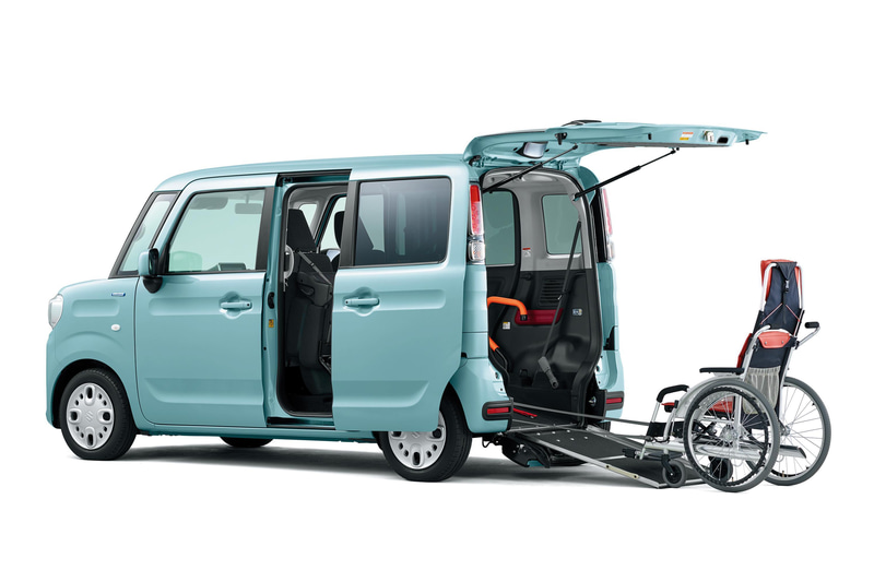 スペーシア 車いす移動車 HYBRID X（オフブルーメタリック）