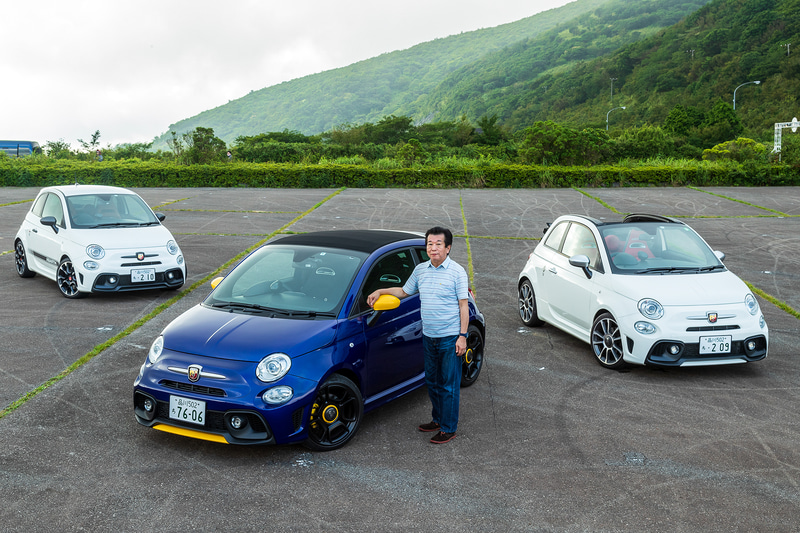 河村康彦がアバルト595シリーズを乗り比べ