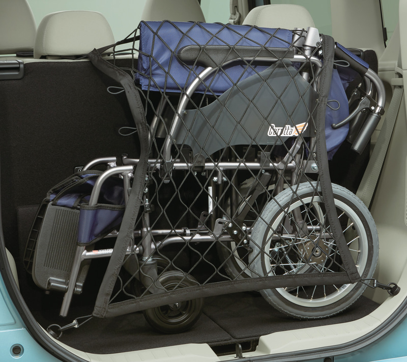 車いす固定用ゴムネット