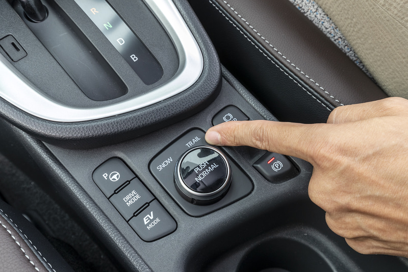 TRAILモードのスイッチ