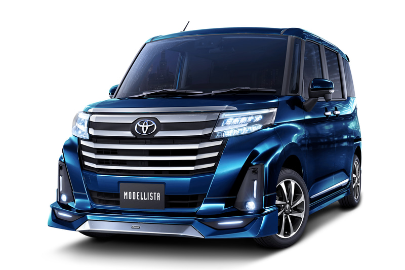 新型ルーミー モデリスタカスタマイズアイテム装着車