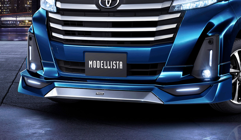 フロントスポイラー（LED付）：7万7000円（塗装済）