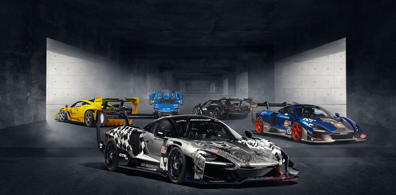 「マクラーレン F1 GTR」を記念するモデルとして作られた「マクラーレン セナ GTR LM」