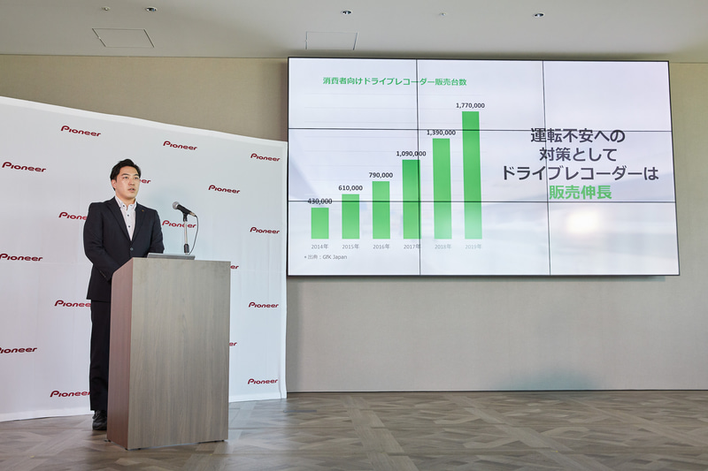 パイオニア株式会社 マーケティング担当 山浦敬太郎氏