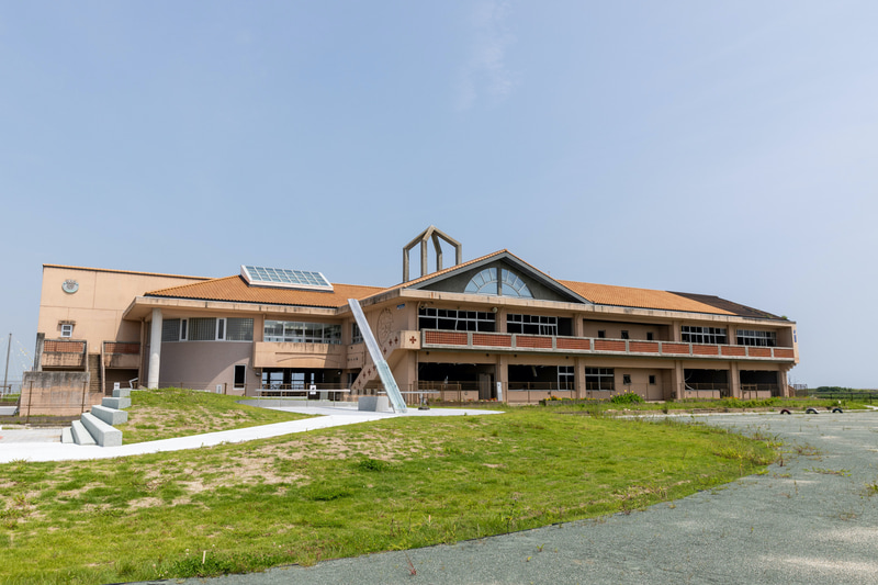 山元町震災遺構中浜小学校：宮城県山元町