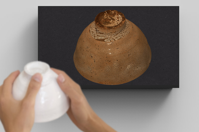 8Kで文化財 ふれる・まわせる名茶碗：シャープ株式会社