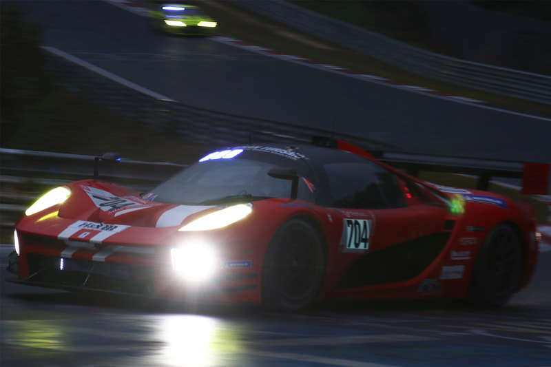 特認車両が参戦するSP-Xクラスに1台のみが参戦。総合14位でレースを完走したゼッケン704番 スクーデリア・キャメロン・グリッケンハウス SCG 004c