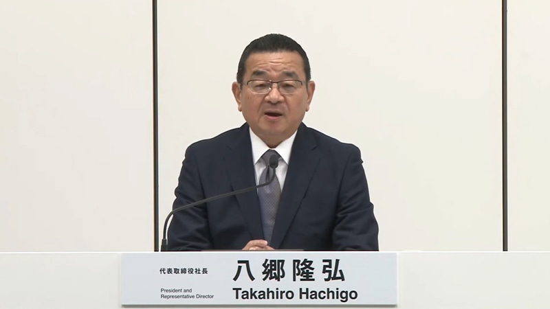 「Hondaモータースポーツ活動に関するオンライン記者会見」に出席した本田技研工業株式会社 代表取締役社長 八郷隆弘氏