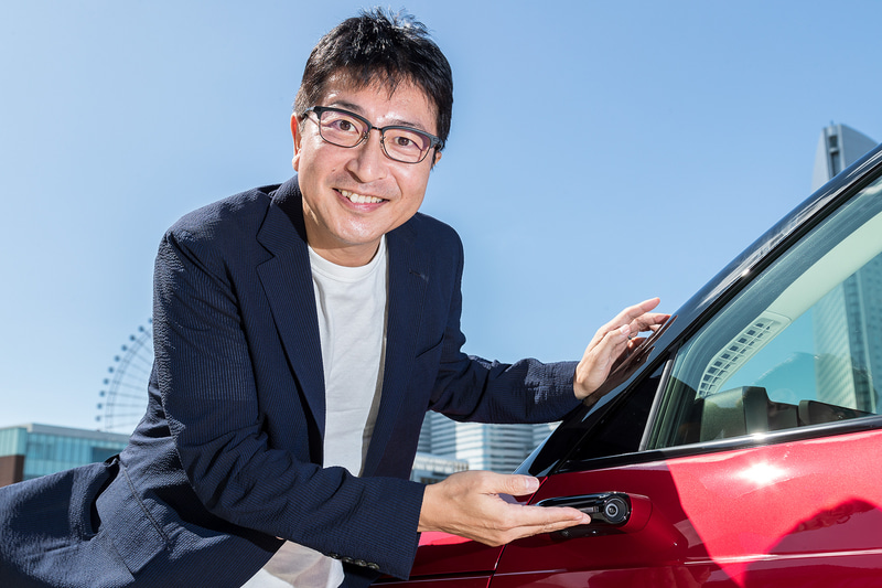 170万画素のカメラを採用したサイドカメラミラー