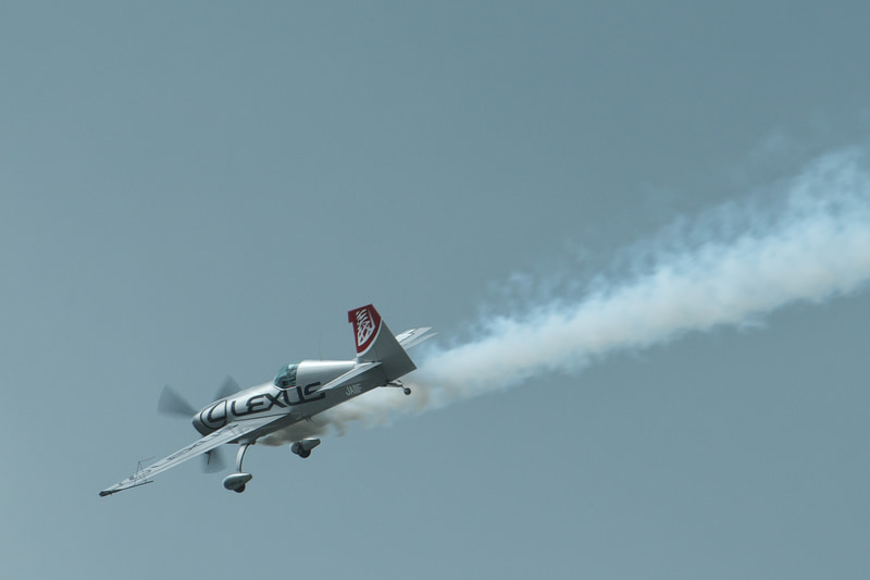 1コーナー側からのデモフライト